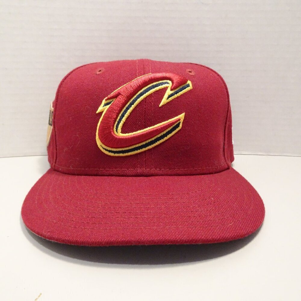 Cleveland Cavaliers New Era 59Fifty Fitted Hat 7 1/4 Maroon NBA Finals 2018